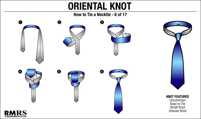oriental simple tie knot