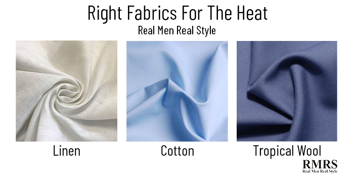 different fabrics for heat